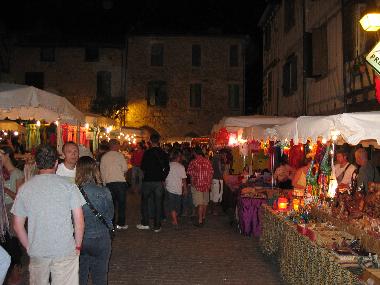 Night market each Tuesday evening during Summer time