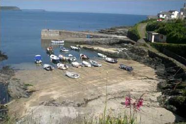 Nearby Portscatho Harbour just a 15 minute walk