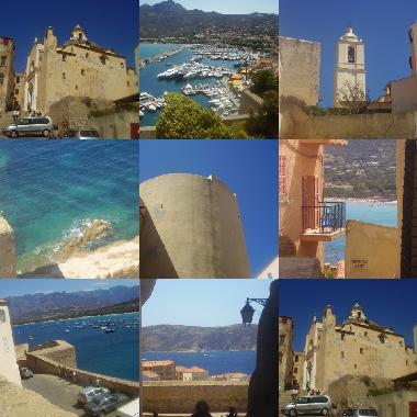 Historic part from Calvi with view on the marina,10 minutes walk