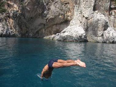 caves by St.Georges beach