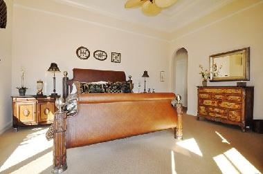 master bedroom with king size bed