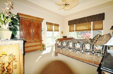 master bedroom with king size bed