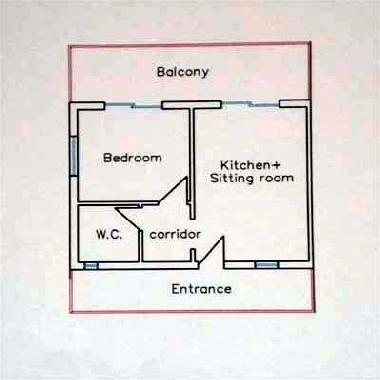Plan of the apartments
