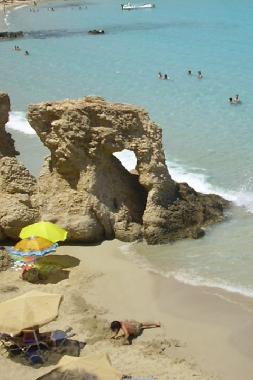 Voulisma-Beach, near by the Villa