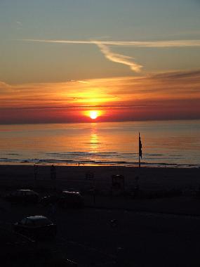 Sunset view from the apartment