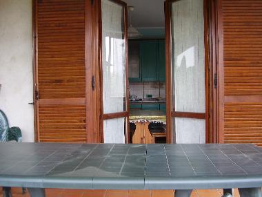 Terrace in front kitchen at ground floor