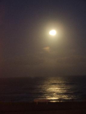 Full Moon view from the apartment