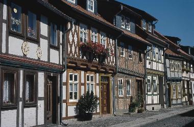 romantic half-timbered houses