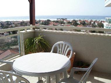 The balcony with the view to the sea