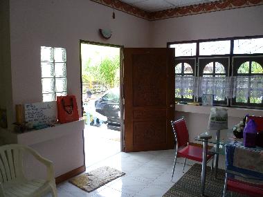 View at the living room taken from the inside