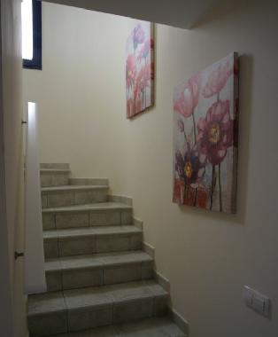 Staircase up to the first floor