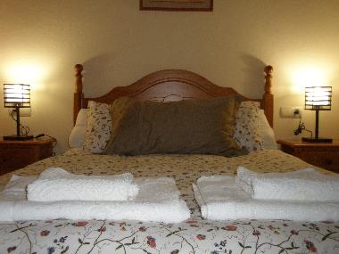 Bedroom with double size bed