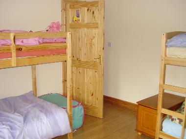 two sets of bunk beds