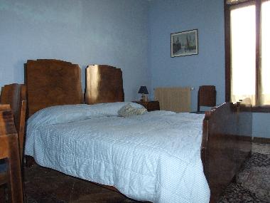 blue room with matrimonial or separeted beds, on request
