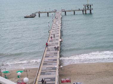 Bourgas Pier and Beach.
