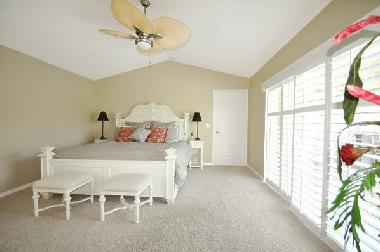 master bedroom with king-size bed