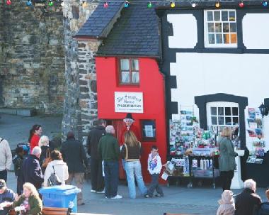 The Smallest House in Great Britain is on Conwy Quay