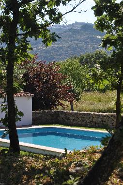 Pool and view to the Castle