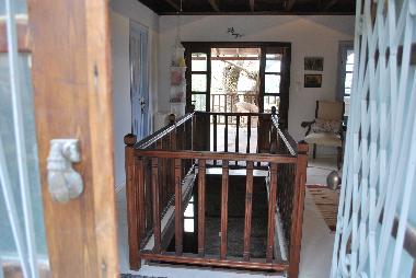 Main room in upper floor, internal balcony