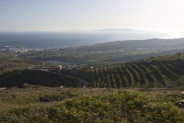 House view to Syros island