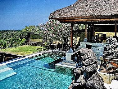 Gazebo by the pool.