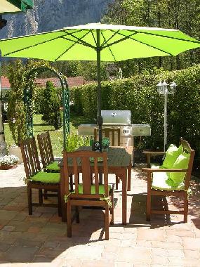 Sunny terrace with Gas BBQ
