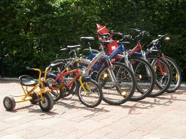 We have bikes free to use for our guests