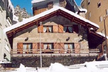 The front of the chalet