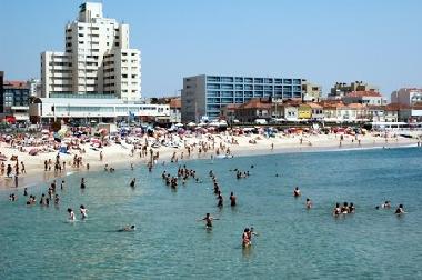 Overview of the beach