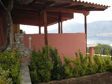 Balcony as seen from garden