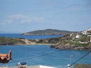 side view to the beach from terrace