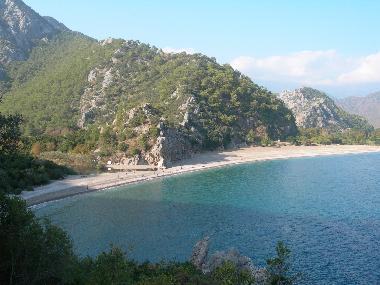 Olympos beach nearby