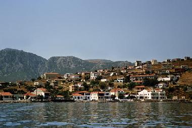 Town view from the sea