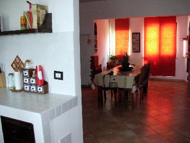 Kitchen & Dining Room View