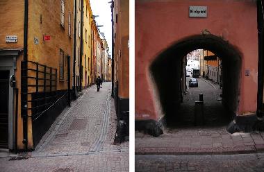 The Old Town is 5 min walking distance