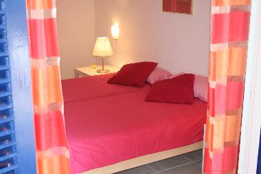 Looking into Peach Bedroom from Small East Terrace