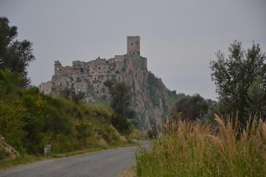 The ghost town of Craco in Basilicata (Southern Italy)