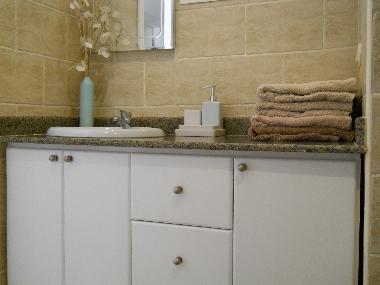 Bathroom with full bath and shower