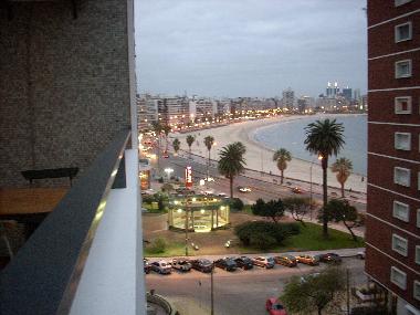 winter evening view from terrace 