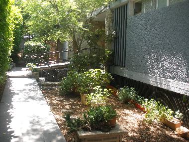Entrance to the house