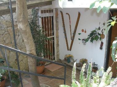 Private entrance to the room