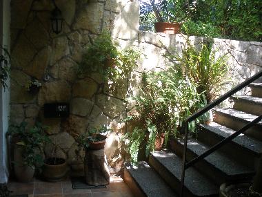 entrance to the house