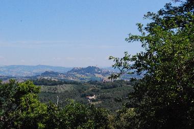 View of Todi from Sant'Arcangelo House