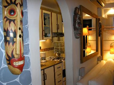 OHR - Kitchen from the living room at night