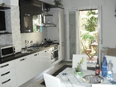 THE KITCHEN - All brand new furniture and a very pleasant and cozy atmosphere 