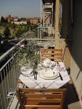 ONE (OF TWO) TERRACE - where you can relax sitting and eating on beautiful days