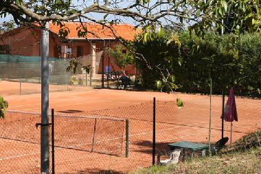 Tennis court - just 5 minutes drive from the villa
