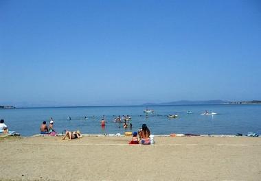 the beach of the villas