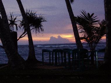 Sunset on the beach