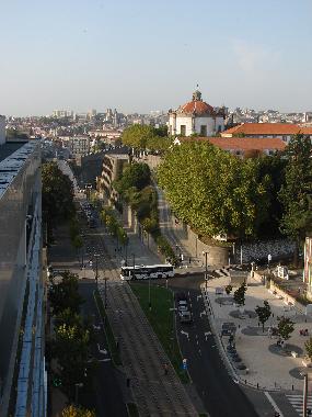 view from east balcony